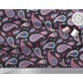 thumbnail image 3 of Soimoi Rayon Fabric Artistic Paisley Decor Fabric Printed Yard 56 Inch Wide, 3 of 3