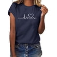 thumbnail image 2 of Birdeem Unisex T-Shirt Printed Pattern Casual Fashion Soild Color Short Sleeve Tops, 2 of 7