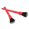 thumbnail image 4 of Cleaning Brush, Flexible Scratch Resistant Multi Purpose Car Detailing Brush Set 2pcs High Strength  For Automobile Red,Black,Orange, 4 of 8