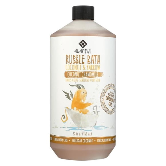 Alaffia 2090801 32 fl oz Bain Moussant Quotidien à la Noix de Coco et à la Camomille