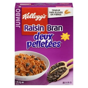 Kellogg's Deux Scoops Raisin Bran Céréale, 1150g