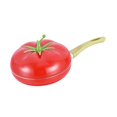 thumbnail image 2 of Tnarru Non Stick Frying Pan Pancake Pan with Handle Saucepan Home with Lid Cookware Induction Cooker Compatibility Fry Pan Tomato Shaped, 2 of 8