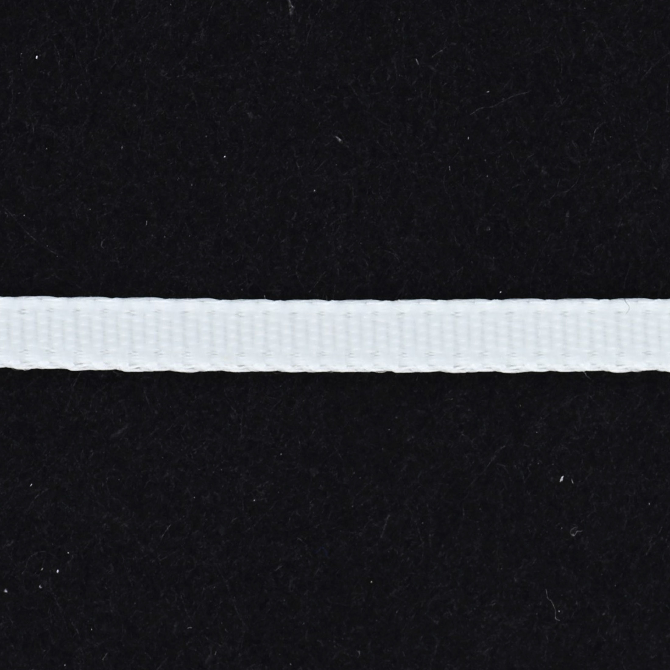 UNIQUE CREATIV Ruban blanc en polyester, 3 mm × 9,1 m, 1 pièce