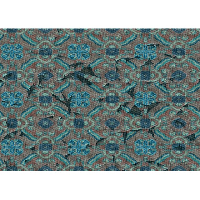 Ahgly Company Machine Washable Indoor Rectangle Transitional Deep-Sea Green Area Rugs, 5' x 7'