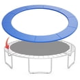 thumbnail image 1 of Gymax 12FT Trampoline Replacement Safety Pad Bounce Frame Waterproof Spring Cover Blue, 1 of 8