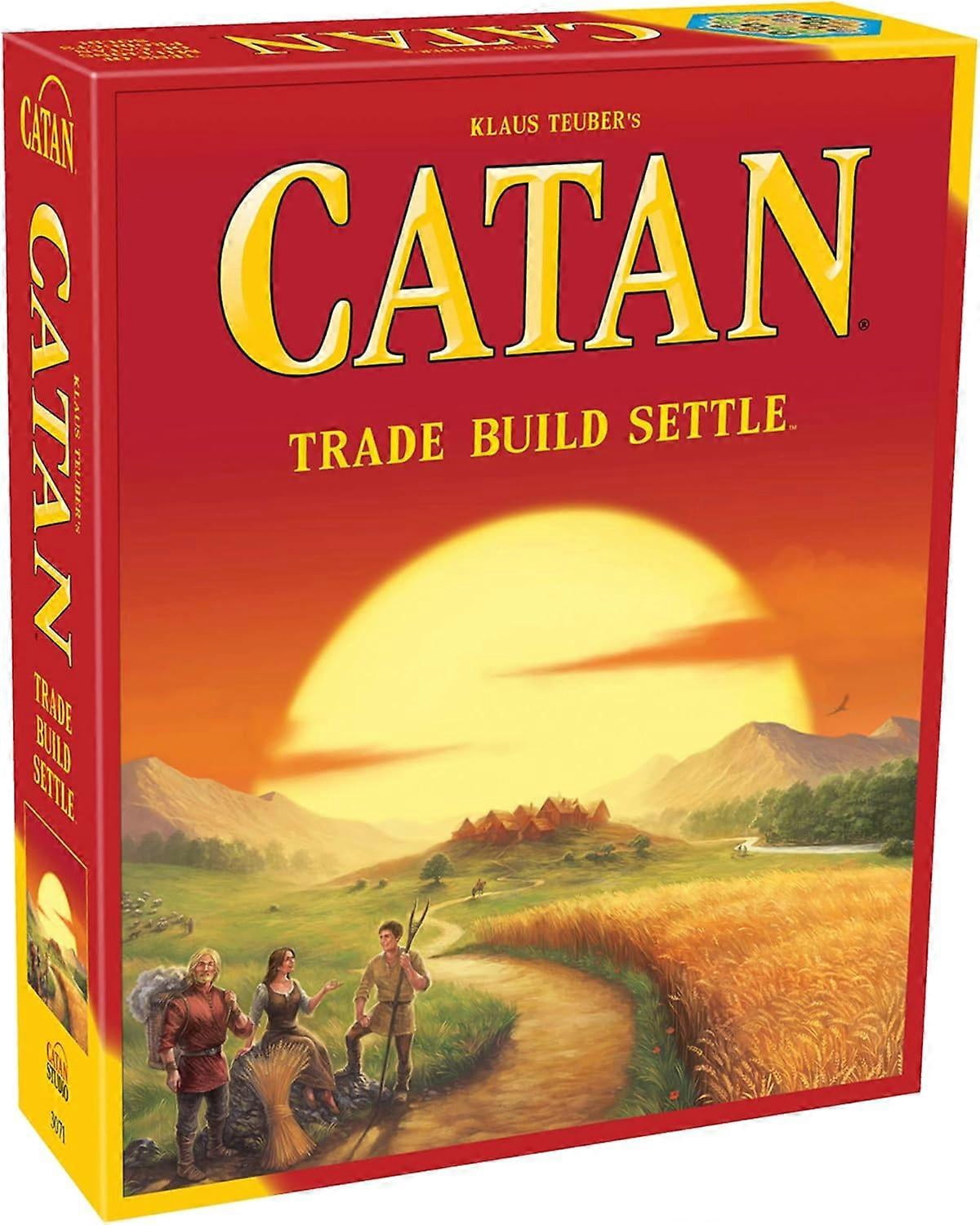 Catan Board Game (Base Game) | Family Board Game | Board Game for Adults and Family | Adventure Board Game | Ages 10+ | for 3 to 4 Players | Average P siniker