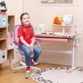 thumbnail image 4 of Costway Kids Desk Chair Swivel Mesh Children Computer Chair with Adjustable Height Purple, 4 of 10