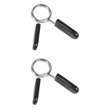 Ensemble de 2 Pinces à Ressort pour Barre, Haltère 1 Pieds', Pinces, Ajusteur de Collier, Accessoire