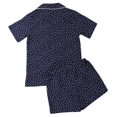 thumbnail image 3 of EIMELI Pyjamas pour Femmes Ensembles Chemises à Manches Courtes + Short, 3 of 4