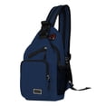 thumbnail image 1 of EGNMCR Women's Adjustable Crossbody Bag Convertible Chest Shoulder Bag With Multiple Pockets Nylon Backpack, 1 of 6