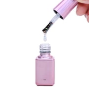 thinsony Glitter Nail Polish 6ml 15 Colors Nail Glue Sequin Nail Paint Shine Nail Lacquer Nail Art Tool