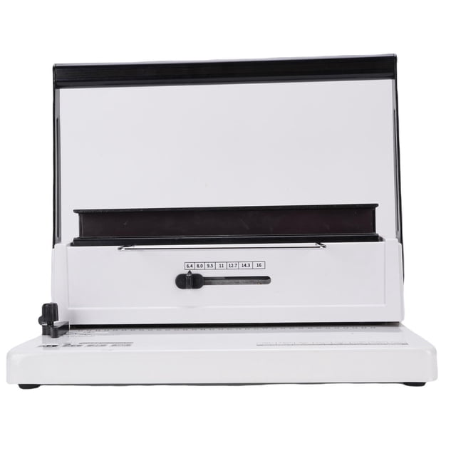Wire Spiral Binding Machine 20 Sheet Punching 34 Square Holes 140 Sheet Binding Capacity Coil Binding Machine