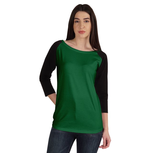 Inkmeso Womens Color Block Raglan Quarter Sleeve TShirt Baseball Tee Casual Sports Jersey Top