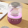 thumbnail image 4 of Birdeem Transparent Colorful Light Effect Luminous Bluetooth Speaker Wireless Glazed Computer Audio Desktop Ornaments Ambient Light Audio, 4 of 12