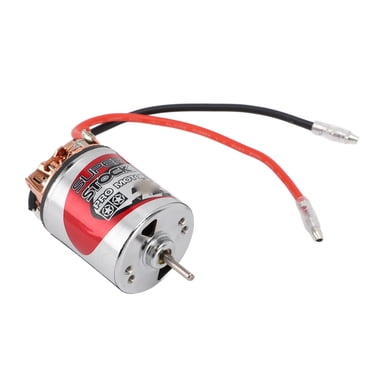 RC Brushed Motor, Water Proof Large Torsion Brushed Electric Motor with Stainless Steel Shell for 1/10 RC Car