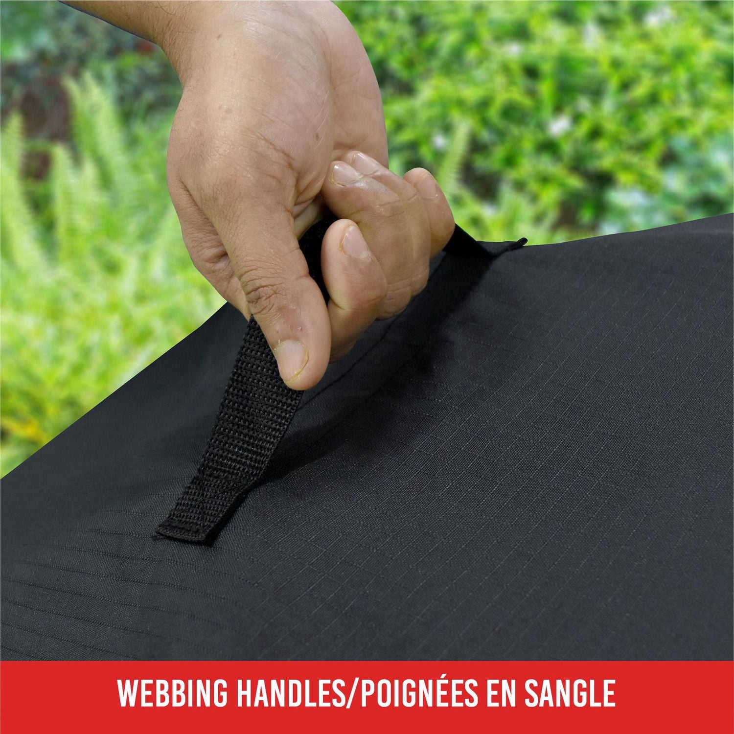 Expert Grill 68” Deluxe Heavy-Duty Cover, Durable Black Rip Stop Oxford.