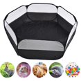 thumbnail image 2 of Enclos pour Chiot Exercice Extérieur Imperméable Clôture de Jardin Intérieur pour Petit Sans Couverture, 2 of 7