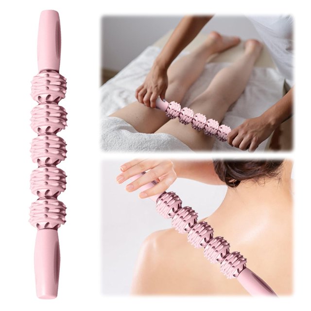 REK Fascia Muscle Roller Cellulite Massager Fascia Roller For Cellulite And Muscles Neck Leg Back Body Roller Deep Tissue Massage Stick Tools