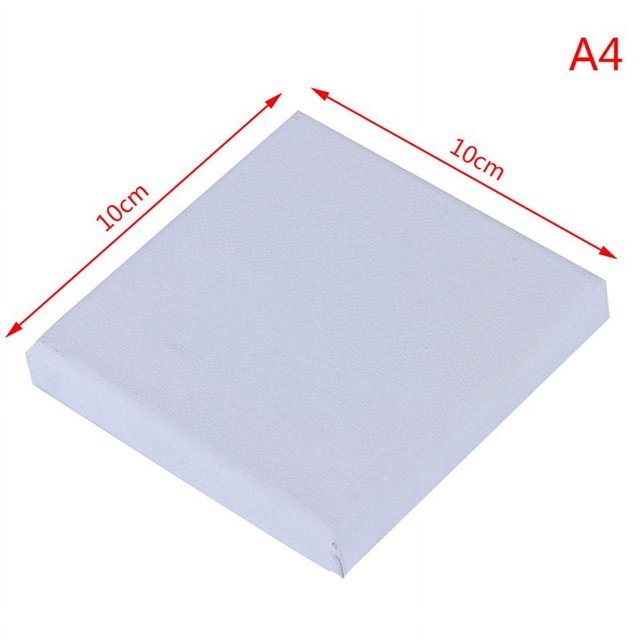 Blank White Mini Small Stretched Artist Canvas Art Board Acrylic Oil Paint