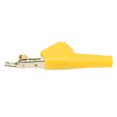 thumbnail image 3 of Electrical  Clips, 25mm Opening Non Damage Telecommunication Test Clamp Portable Cupronickel Safe  For Car Battery Yellow, 3 of 8