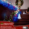 thumbnail image 3 of Guirlandes de Noël en Glaçons 504 LED pour l'Extérieur et l'Intérieur, 12 Modes, Minuterie à Intensité Réglable, Rideaux Suspendus avec 49 Pi et 112 Pendants, Guirlande Lumineuse Scintillante pour Décorations de Noël de Cabane dans les Arbres et de Pièce, Blanc Froid et Bleu, 3 of 8