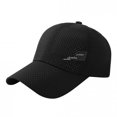 thumbnail image 4 of Nouvelle Casquette de Baseball Unisexe d'Été pour l'Extérieur en Maille Patchwork Chapeau de Soleil Casquettes de Baseball, 4 of 9