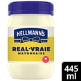 thumbnail image 1 of Mayonnaise véritable Hellmann’s, sans gluten et casher, avec œufs de poules élevées en liberté au Canada et huile de canola, 445 ml, 1 of 12