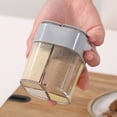 thumbnail image 3 of EGNMCR Lot de 2 Pots à condiments Quatre en un Trous Distributeur d'Épices Boîte Rangement pour Poivre Cuisine Roulettes condiments, 3 of 7