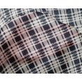 thumbnail image 4 of oneOone Silk Tabby Fabric Check Kasuri Print Fabric BTY 42 Inch Wide, 4 of 4