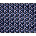 thumbnail image 4 of oneOone Polyester Lycra Medium Blue Fabric Chevron Geometric Dress Material Fabric Print Fabric By The Yard 56 Inch Wide, 4 of 4