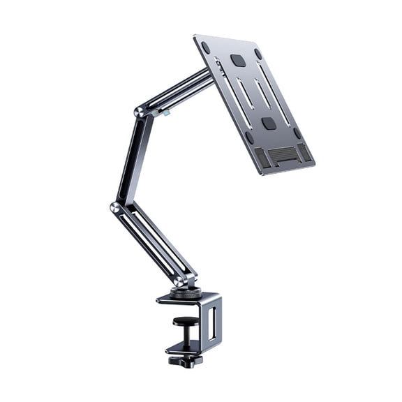 Maoww Book Stand Ergonomic Multifunctional Angle Adjustable Rotatable Replacement Desktop Tablet Laptop Bracket Rack Holder Type 2 Grey