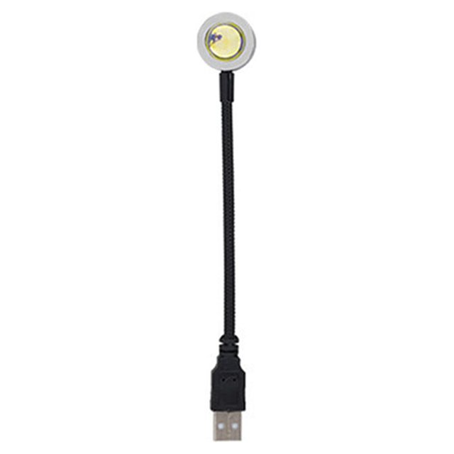 USB Projector Flexible LED Protection Lamp Rainbow/Sunset Lighting Bright 18cm/28cm/36cm Portable Sleeping Night Light Home Rainbow Light 18cm