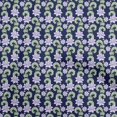 thumbnail image 1 of oneOone Viscose Jersey Blue Fabric Florals Craft Projects Decor Fabric Printed By The Yard 60 Inch Wide, 1 of 4