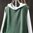 thumbnail image 5 of Women's Solid Color Knitted Vest Loose Large Sized Versatile Coat for Layering over Shirts or Tees, Soft Knit Fabric, 5 of 5