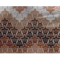 thumbnail image 4 of oneOone Georgette Viscose Brown Fabric Turtle Block Sewing Craft Projects Fabric Prints By Yard 42 Inch Wide, 4 of 4
