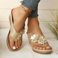 thumbnail image 3 of Dakaela Sandales pour Femmes Été à Plateforme Compensée Sandales de Plage Confortables Décontractées Habillées Chaussures à Enfiler, 3 of 8