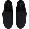 thumbnail image 2 of Silverts Men Extra Extra Wide Slippers, 13, Black, 2 of 2