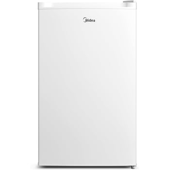 Midea Congélateur Vertical Mini de 3,0 Pi3 avec Serrure, 42 dB Silencieux, R600A Écoénergétique, Porte Réversible pour Appartement, Cuisine, Garage et Chalet – Blanc