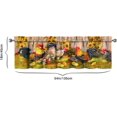 thumbnail image 4 of 1 Piece Chicken Kitchen Curtains and Valances Set for Windows Rooster Kitchen Window Curtains Over Sink Decor 18x54 in, 4 of 5