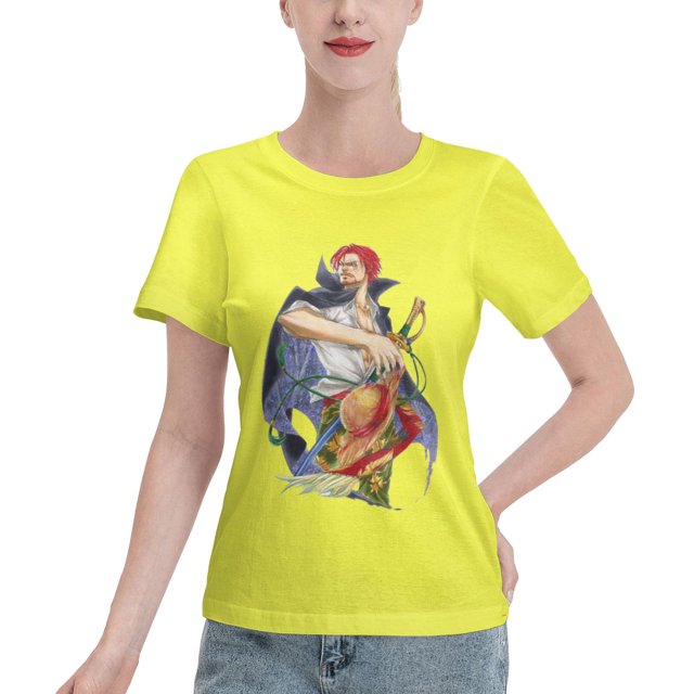Women's Basic Short Sleeve T-Shirt Naruto Shanks