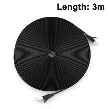 Câble Ethernet Cat 7, Câble Ethernet Blindé Plat RJ46 pour Réseau