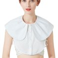 thumbnail image 1 of SUTENGDA Fake Collar Detachable Half Shirt Blouse False Doll Collar Ruffle Lacing Design for Women Girls, 1 of 7