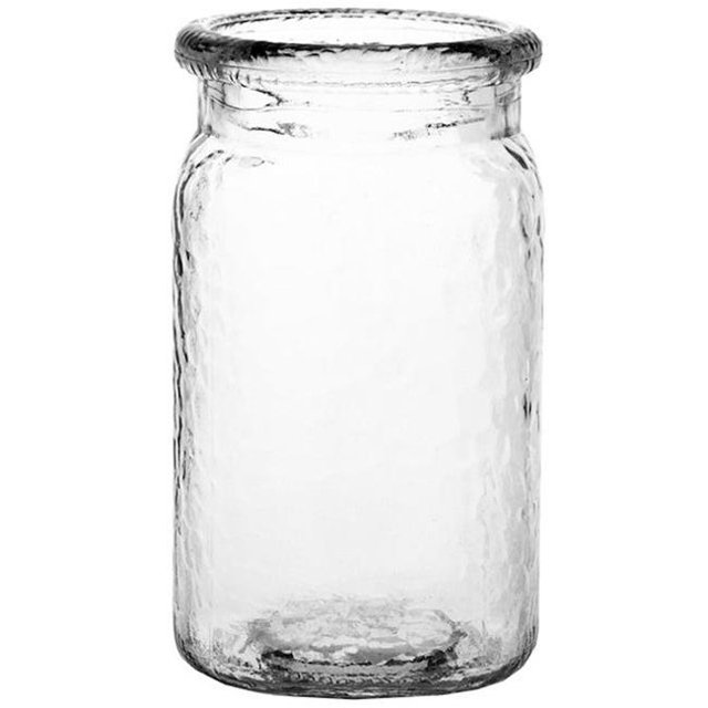 Hammered Glass Vase