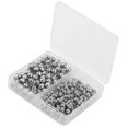 thumbnail image 4 of 300pcs Round Head Pins Lightweight Compact Round Pearl Pins for Dressmaking Sewing Marking Material: Plastic & Stainless Steel, 4 of 7