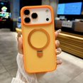 thumbnail image 2 of Magnetic for iPhone 17 Case with Camera Lens Protector, Drop Protection Translucent Matte Slim Fit Shockproof Anti-Slip Durable Lightweight Phone Case for iPhone 17, Grey, 2 of 7