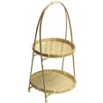 thumbnail image 1 of Bamboo Weaving Wicker Baskets Dish Handmade Home Decorate Storage Fruit Bread Food For Kitchen Organizer Panier Osier, 1 of 1