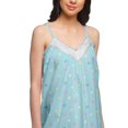 thumbnail image 4 of Moomaya Nuisette Sans Manches pour Femmes, Chemise de Nuit en Coton Imprimé, 4 of 6