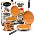 thumbnail image 1 of Gotham Steel Pancake Bonanza Double Sided Nonstick Flip Pancake Pan Dishwasher Safe Aluminum Griddle, 1 of 8