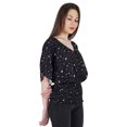 thumbnail image 4 of Moomaya Hauts de Batte Imprimés pour Femmes Blouse Décontractée d'Été Tunique de Mode, 4 of 7