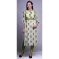 thumbnail image 2 of Bimba Kurta Imprimée Tunique Droite Hauts Femmes Tenue d'Été Kurti pour Dames, 2 of 5